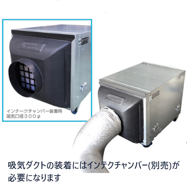 負圧集塵機（集じん・除塵装置・排気装置）ヘパエアーH2KMA